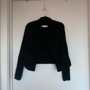 Women’s Ann Taylor Loft brand, black, sweater blazer/cardigan. Size XS.